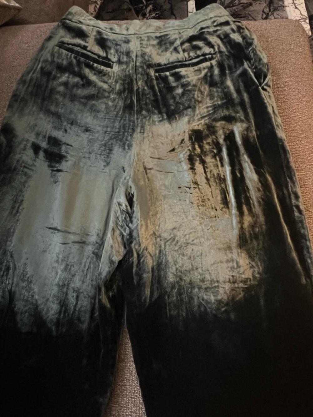 Banana Republic Velvet Pants in Deep Green - Picture 5 of 7